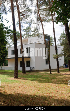 Haus Moholy-Nagy, Haus Feininger house, Bauhaus, Meisterhaussiedlung, Dessau, Sassonia-Anhalt, Germania, Europa Foto Stock