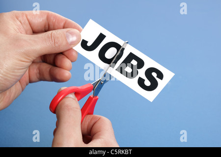 Lavori di taglio Foto Stock