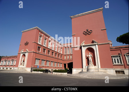 Italia, Roma, foro Italico, Stadio dei Marmi Foto Stock