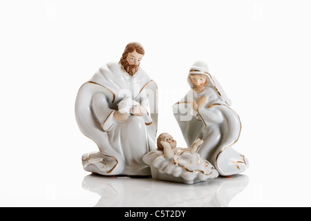 Decorazione di Natale, il presepe, figure per presepi Foto Stock