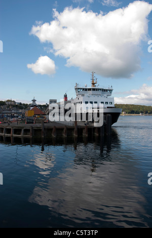 Caledonian MacBrayne Calmac M.T. Bute al Porto di rothesay isle of bute Argyll Scotland Regno Unito Regno Unito Foto Stock