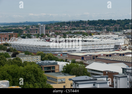 Il centro città di Southampton, Inghilterra - Vista sul tetto Foto Stock