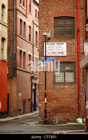 Stradine nel quartiere settentrionale, Manchester Foto Stock