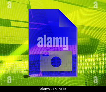 Il documento foto utente tipi di immagine concetto illustrazione dello sfondo Foto Stock