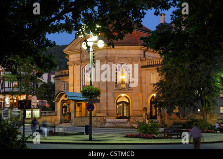 In Germania, in Baviera, Bassa Franconia, Rhoen, Bad Kissingen, vista di art nouveau theatre Foto Stock