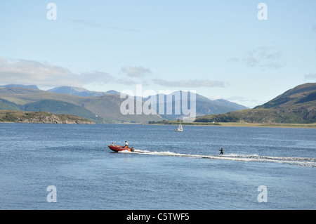 Ullapool, wester Ross, Loch Ginestra, Scotland, Regno Unito Foto Stock