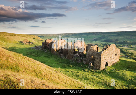 La miniera mangiatoie uffici presso il sito di Rosedale miniera Est Foto Stock