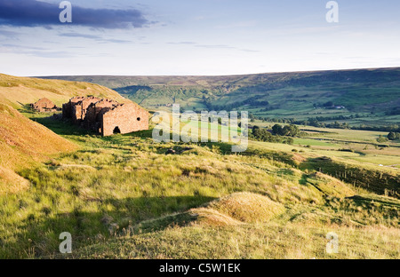 La miniera mangiatoie uffici presso il sito di Rosedale miniera Est Foto Stock