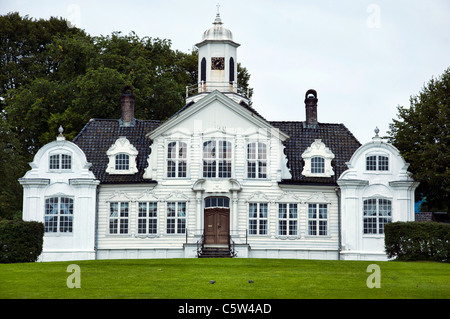 Il paese Damsgård Mansion, una miniatura del castello da favola a Bergen. Foto Stock