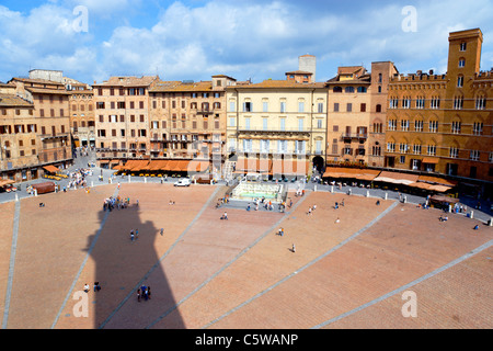 L'Italia, Toscana, Siena, Piazza del Campo Foto Stock