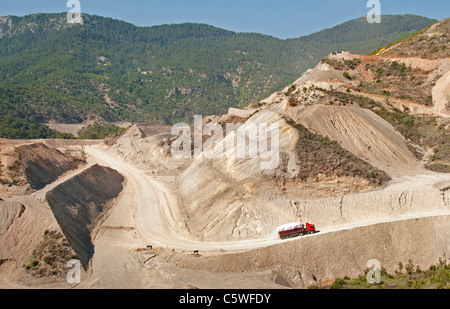 Sud Turchia turco strada nuovi lavori di costruzione Lavori Foto Stock