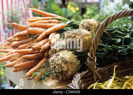 Francia, Alsazia, assortimento di verdure fresche Foto Stock