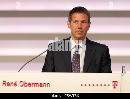 René Obermann, CEO di Deutsche Telekom. Foto Stock