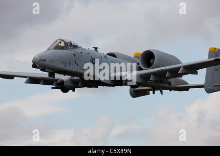 Il USAF Fairchild Republic A-10 A10 Thunderbolt II altrimenti noto come il Warthog o Tankbuster Foto Stock