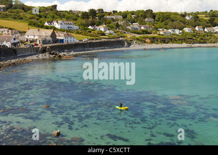 Coverack Cove, Coverack, Cornwall Foto Stock