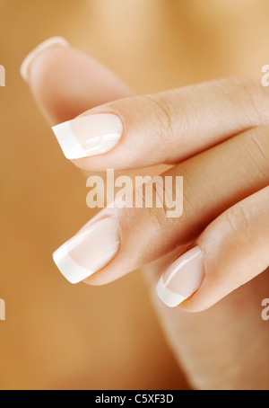 mano femminile Foto Stock