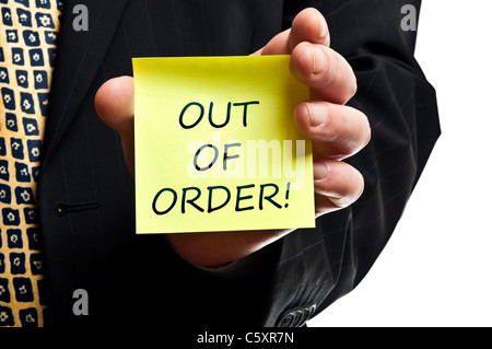 Out of order Foto Stock