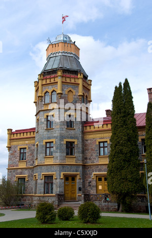 Il castello di Sigulda, Sigulda, Lettonia Foto Stock
