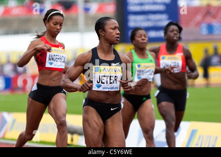 Aviva London Grand Prix, il Crystal Palace di Londra 2011 Foto Stock