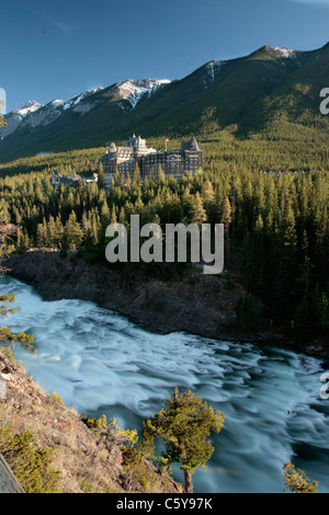 Il Fairmont Banff Springs Hotel, Banff, AB Foto Stock