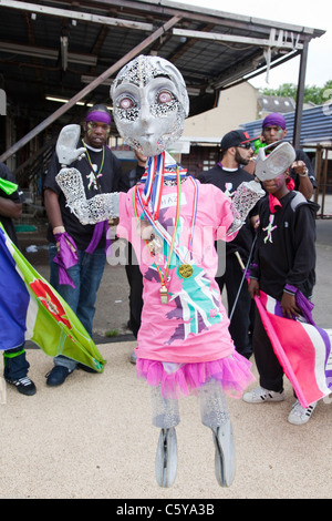 Hackney un carnevale 2011 - minuti prima che il caso è stato a causa di kick off è stato annullato a causa del Tottenham sommosse Foto Stock