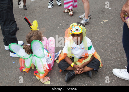 Hackney un carnevale 2011 - minuti prima che il caso è stato a causa di kick off è stato annullato a causa del Tottenham sommosse Foto Stock