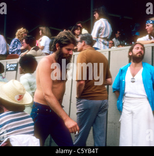 Scene di folla 1976 Monterey Jazz Festival california settembre Foto Stock