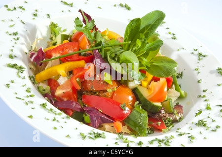 Insalata mista spinaci w Foto Stock