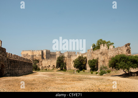 Il castello di Mamure Turchia castello medievale in Anamur distretto di Mersin Provincia Foto Stock