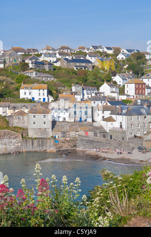 Port Isaac bay in Cornovaglia Foto Stock