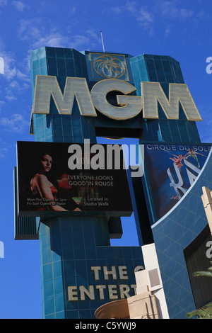 MGM Grand Hotel and Casino Las Vegas Stati Uniti d'America Foto Stock