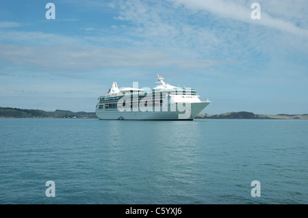 Mari Rhapsody Nave da Crociera, Porto di Auckland, Isola del nord, Nuova Zelanda. Foto Stock