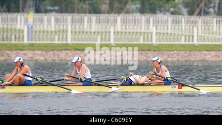 KATH GRAINGER DEBBIE FLOOD F GRAN BRETAGNA lo stadio olimpico di Pechino CINA 17 Agosto 2008 Foto Stock