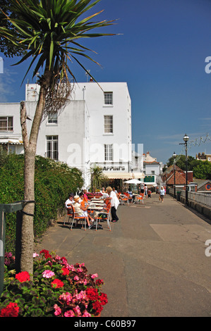 Lungomare, Broadstairs, isola di Thanet, Thanet distretto, Kent, England, Regno Unito Foto Stock