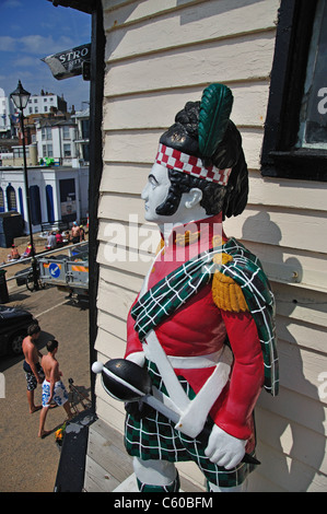 'The Scotsman" su Broadstairs scialuppa di salvataggio Stazione, Broadstairs, isola di Thanet, Thanet distretto, Kent, England, Regno Unito Foto Stock