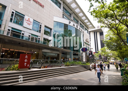 Il Paragon Shopping Centre in Orchard Road, Singapore Foto Stock