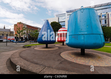 "Le boe' fuori Belfast College of Art Foto Stock