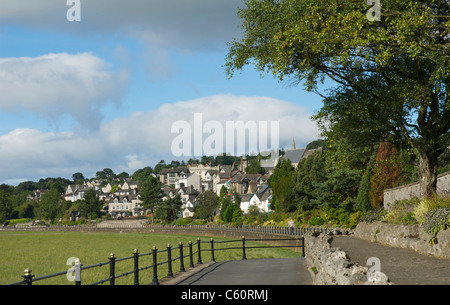 La promenade a Grange-over-Sands, South Lakeland, Cumbria, England Regno Unito Foto Stock