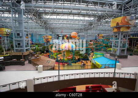 Nickelodeon Universe theme park nel centro commerciale Mall of America bloomington Minnesota Stati Uniti d'America Foto Stock