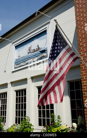 Massachusetts, Nantucket Island. Nantucket Whaling Museum. Foto Stock