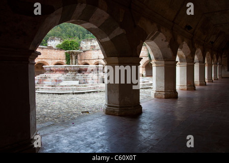 Ruinas La Merced, Antigua, Guatemala Foto Stock