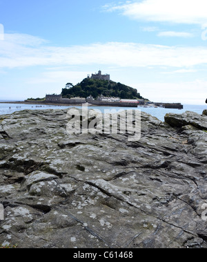 St Michael's Mount da Marazion. Foto Stock