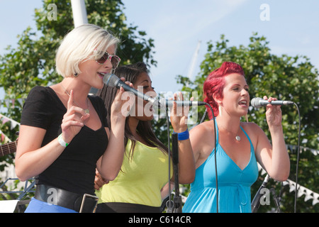 Sindaco di ritmo di Londra Busk-Off Finale, Lorelles Foto Stock