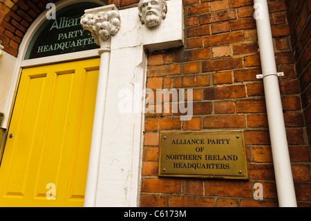 Alliance partito sede, Belfast Foto Stock