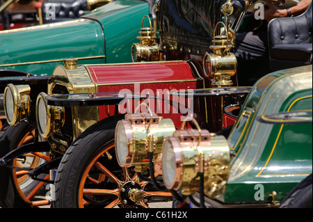 Oldtimer rally in Germania per almeno 80 anni auto d'epoca Foto Stock