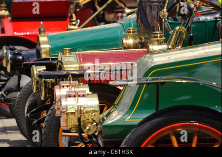 Oldtimer rally in Germania per almeno 80 anni auto d'epoca Foto Stock