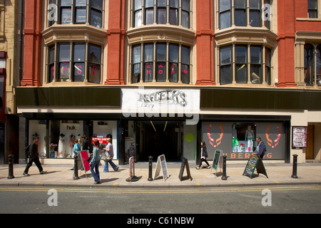 Entrata al Palazzo Afflecks in Oldham Street Manchester REGNO UNITO Foto Stock