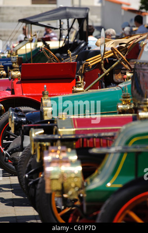 Oldtimer rally in Germania per almeno 80 anni auto d'epoca Foto Stock