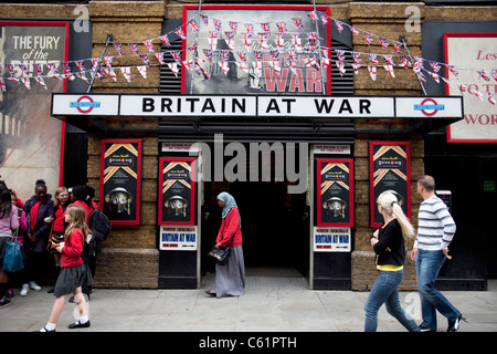 La Gran Bretagna in esperienza di guerra è un museo a tema si trova nel centro di Londra, che ricorda a Londra durante la Seconda Guerra Mondiale. Regno Unito. Foto Stock