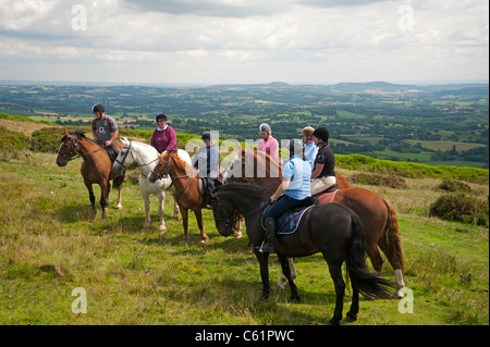 Piloti del Cavallino a Cleobury Mortimer . SCO 7627 Foto Stock